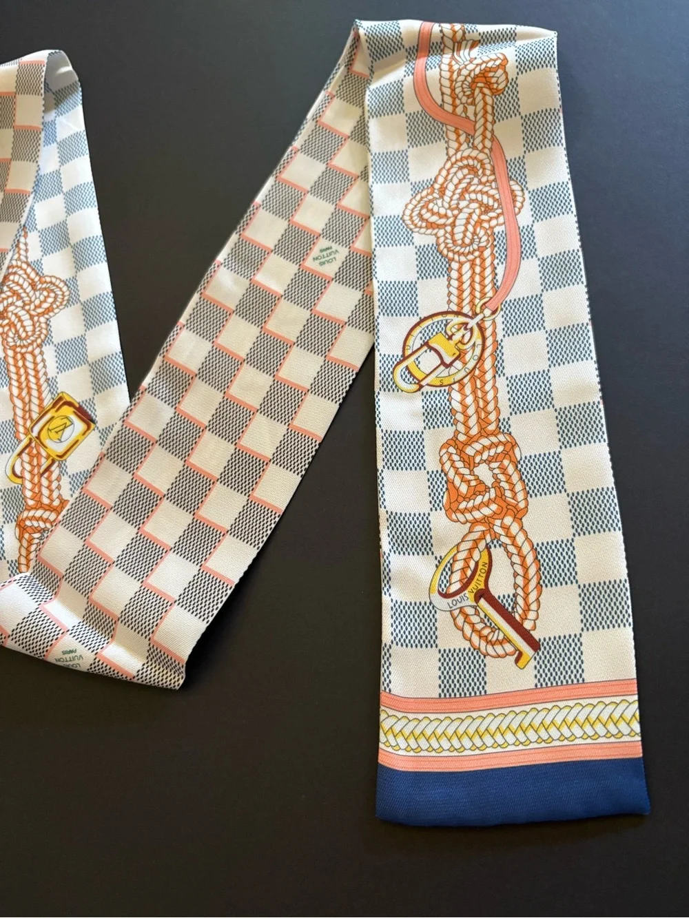 Fashion Silk Long Scarf Twilly